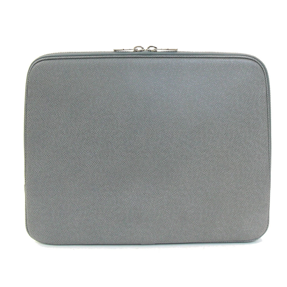 Louis Vuitton PC Taiga Computer Sleeve Glacier Clutch Bag Laptop Business